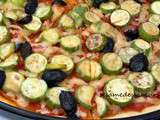 Pizza aux courgettes