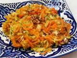 Salade de concombres et carottes