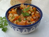 Soupe de légumes aux macaronis