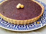 Tarte au chocolat et aux noisettes