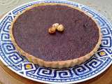 Tarte au chocolat et aux noisettes