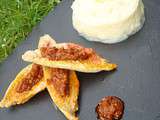 Filets de Rouget au Pistou de Tomates Séchées et Purée de Topinambour