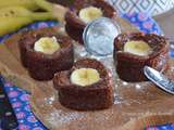 Brownie fondant au chocolat et à la banane