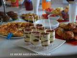 Buffet gourmand pour ma fille de 11 ans