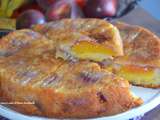 Gâteau aux nectarines et amandes effilées