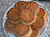 Mini galettes des rois pistache abricot