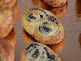 Palmier feuilleté aux olives