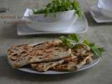 Parathas farcis au poulet petits pains indiens