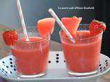 Smoothie minceur fraise pastèque pomme