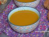 Soupe carottes céleri gingembre