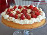 Tarte aux fraises chantilly mascarpone