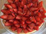 Tarte aux fraises du printemps