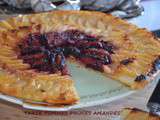 Tarte aux pommes prunes et amandes