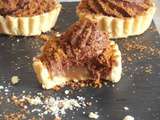 Tartelettes gourmandes au chocolat et crème de marron spéculos