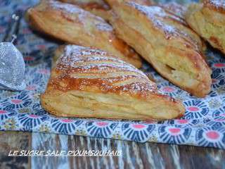 Triangle feuilleté à la crème d’amande