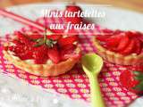 Minis tartelettes aux fraises