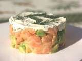 Tartare de Saumon Avocat au Gingembre