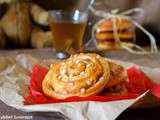 Kanelbullar, comme un avant-goût de Noël... (brioches suédoises à la canelle) goûter hiver dessert cinnamon rolls