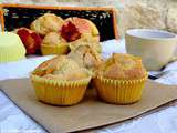 Pour le goûter, des muffins aux pommes et caramel au beurre salé