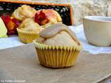 Pour le goûter, des muffins aux pommes et caramel au beurre salé