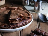 Succès garanti à la chandeleur avec ces crêpes cacao et noisette