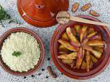 Tajine de poulet aux tamarins, navets et nectavignes