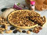 Tarte aux cacahuètes grillées et torréfiées, chocolat noir, caramel & grués de cacao caramélisés