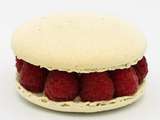 Macaron Framboise Basilic par Bread & Roses