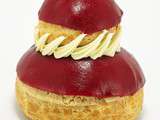 Religieuse Fraise Verveine par Ladurée