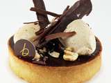 Tarte au Café, au Chocolat et aux Noisettes par b. Pâtisserie