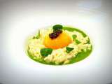 Oeuf 70°c, risotto Acquarello, Belgian Caviar