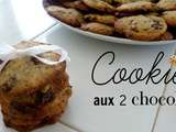 Cookies aux 2 chocolats