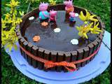 Gâteau Peppa Pig (Bain de boue)