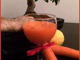 Jus de carottes, citron et gingembre