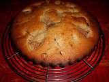 Gateau poires-amandes chocolat