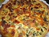 Quiche courgettes aux deux fromages