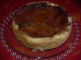 Tarte au fromage blanc,chocolat et poires