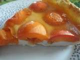 Tarte aux abricots sirop de vanille