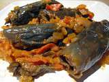 Petites aubergines farcies, ou « cheikh el mehche »