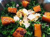 Salade de kale, poulet et butternut