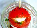 Verrine tomate mozzarella