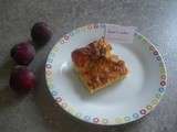 Clafoutis aux prunes du jardin