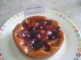 Fondant aux fruits rouges