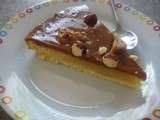 Tarte caramel ,amandes et fruits secs