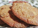 Cookies au chocolat blanc, noix de pécan & beurre salé