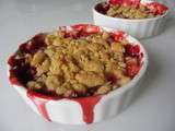 Crumble fraise rhubarbe