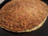 Galette de semoule aux herbes