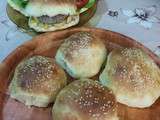 Hamburgers, pain maison facile