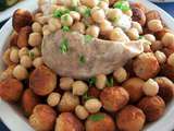 Sfiriya d’Alger, croquettes de pains au fromage en sauce