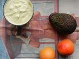 Smoothie avocat/abricot/avoine